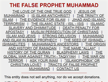 Tablet Screenshot of falseprophetmuhammad.com
